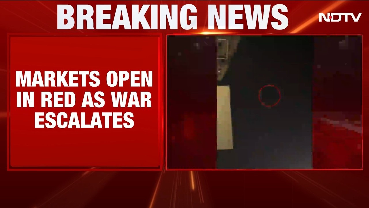 US Iran Latest News | Sensex, Nifty Slide Sharply Amid Rising Middle East Tensions