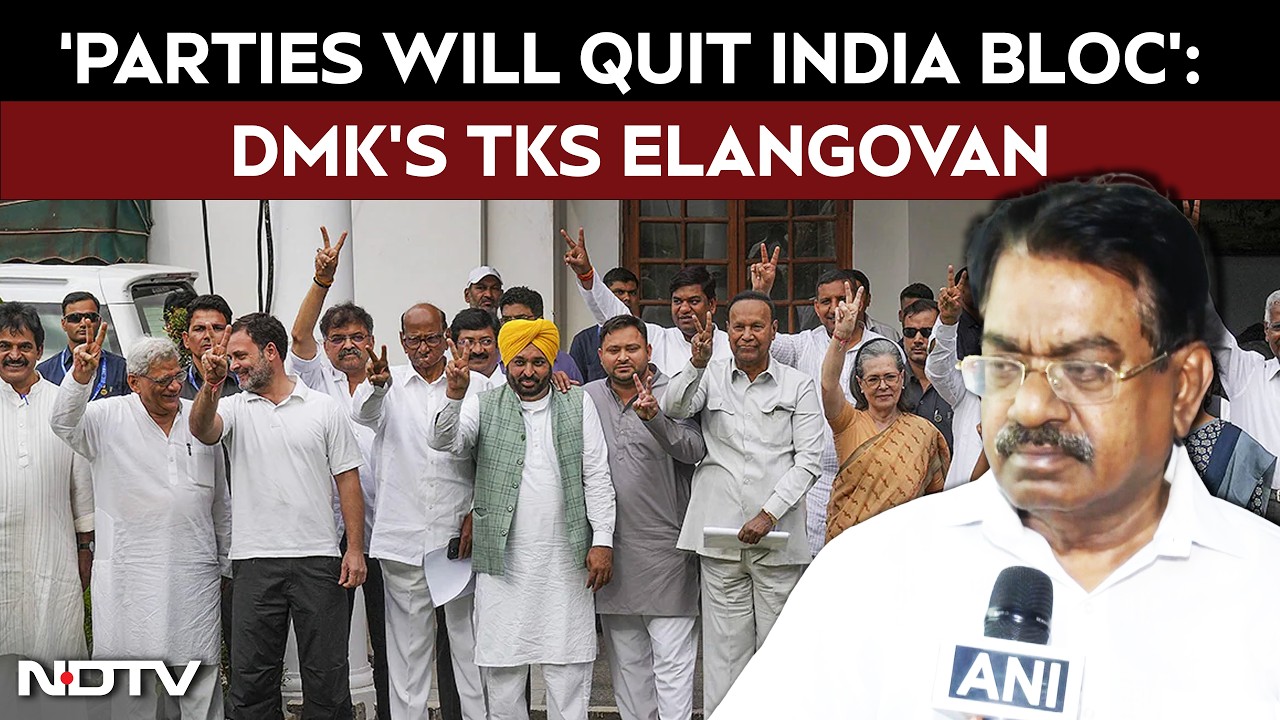 T amil Nadu News | DMK's TKS Elangovan Slams Congress, Says Most Parties Will Quit INDIA Bloc