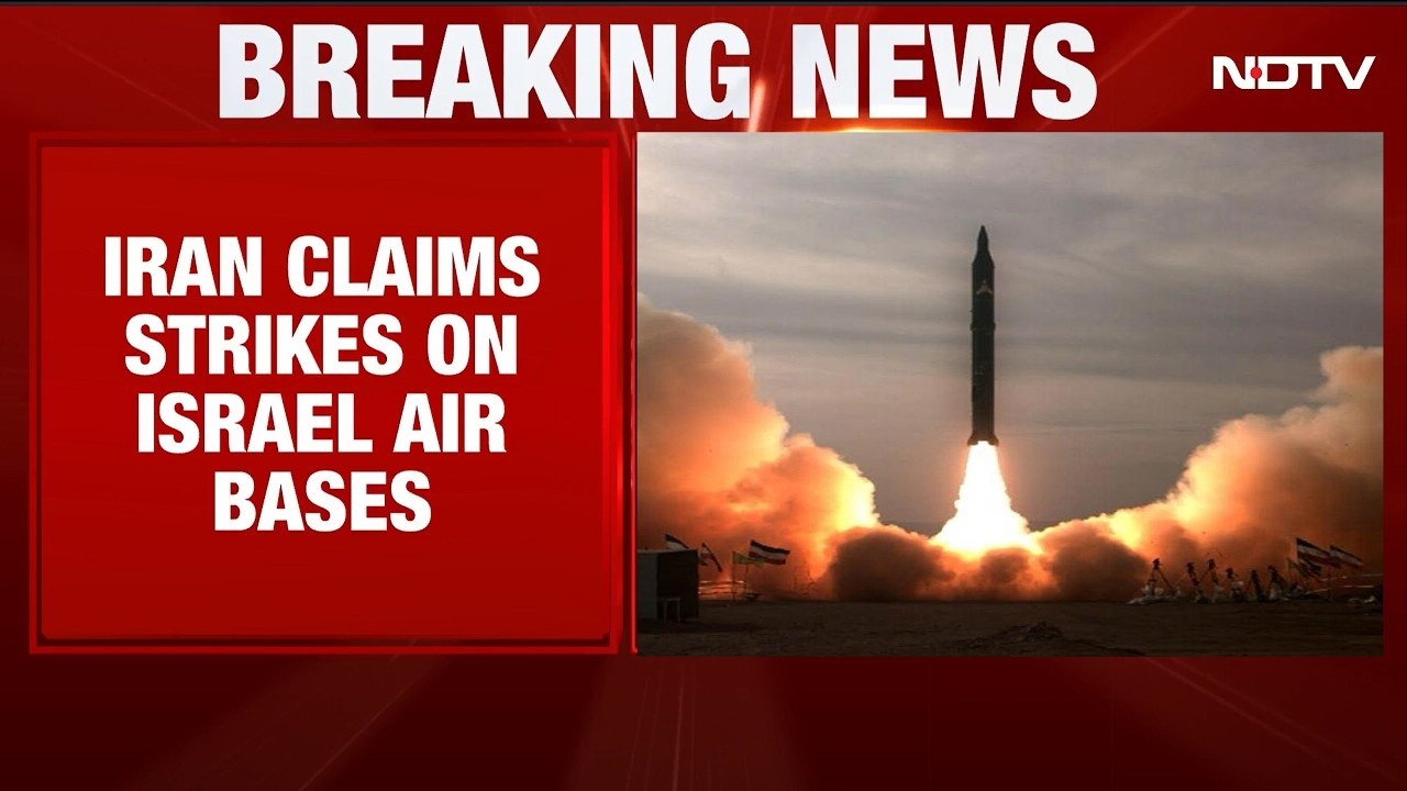 Iran Targets Israeli Air Bases, Threatening To Ignite Wider Middle East Conflict
