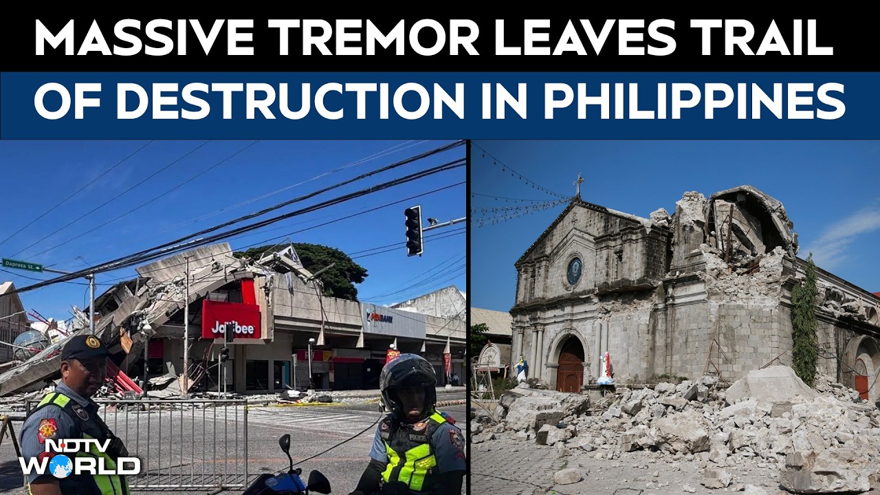 Philippines Earthquake | Massive Earthquake Hits The Philippines, Buildings Reduced To Rubble