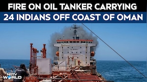 Oman News Today | Fire On Oil Tanker Carrying 24 Indians Off Coast Of Oman