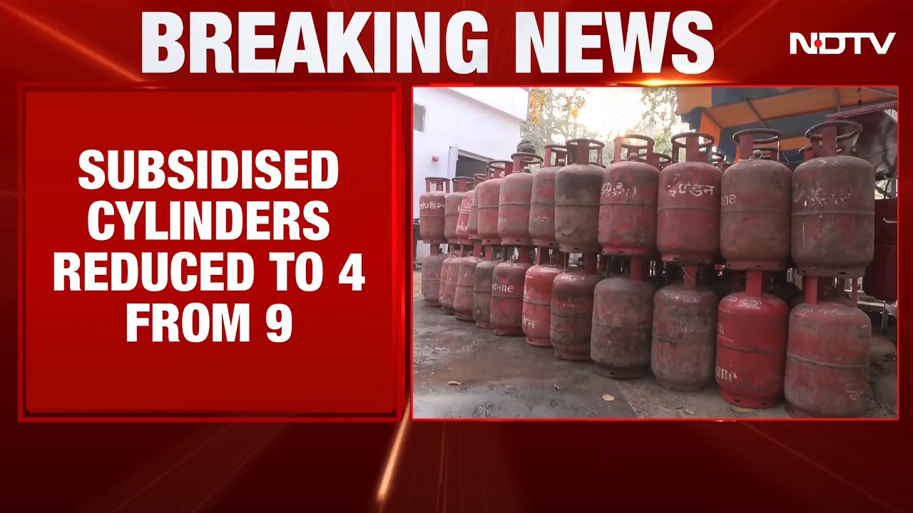 Centre Cuts Subsidised Ujjwala Cylinders To 4 From 9 Annually Amid LPG Price Hike