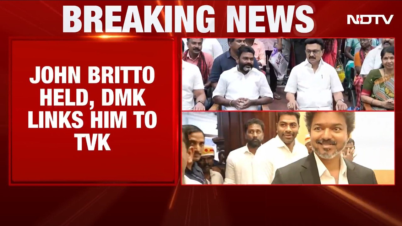Tamil Nadu News | John Britto Arrest Sparks Fresh DMK-TVK Face-Off In Tamil Nadu
