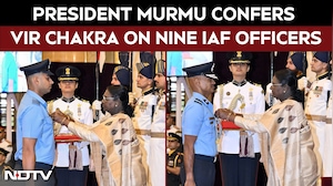Gallantry Awards 2026 | President Murmu Confers Vir Chakra On 9 IAF Officers For Operation Sindoor