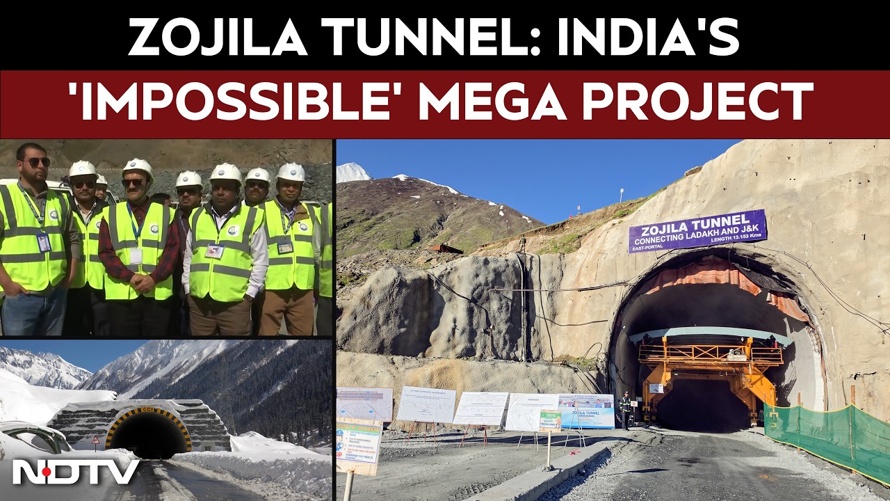 Zojila Tunnel News | Inside India's Most Challenging Infrastructure Project