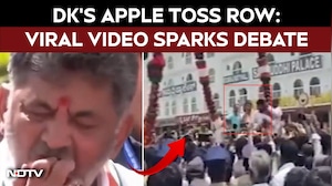 Viral Video Of DK Shivakumar Throwing Bitten Apples Draws Criticism