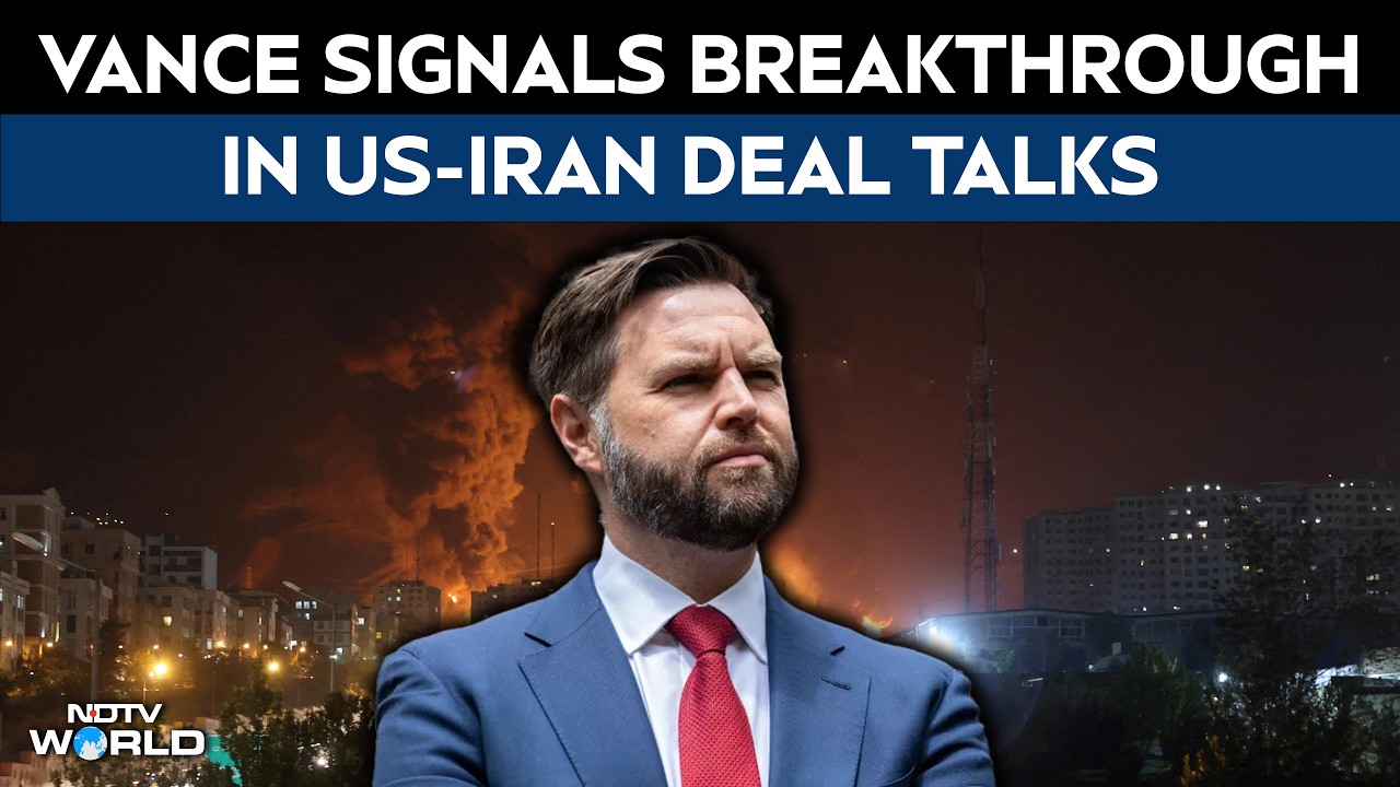 US Iran War: JD Vance Signals Iran Breakthrough, Says Deal Within Reach