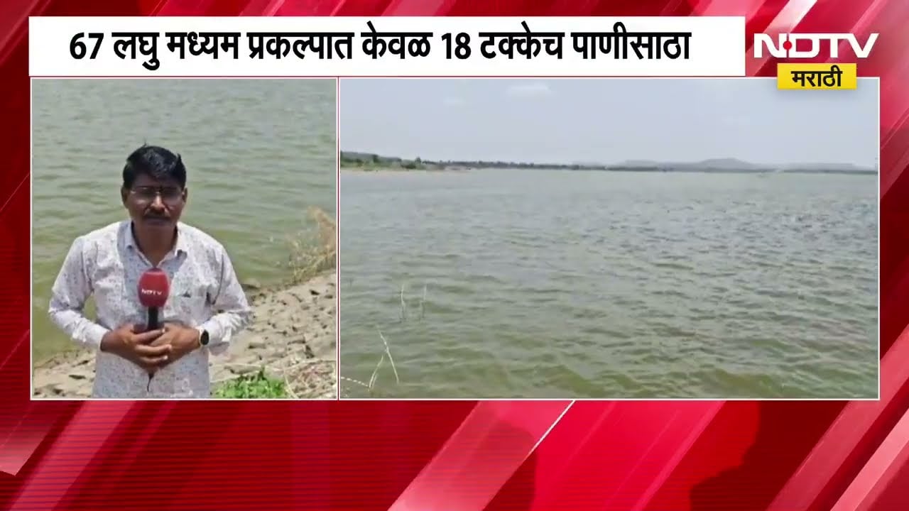 Water Shortage in Jalna | 67 लघू मध्यम प्रकल्पात केवळ 18% पाणीसाठा, जालन्यात पाणीटंचाईचं संकट कायम