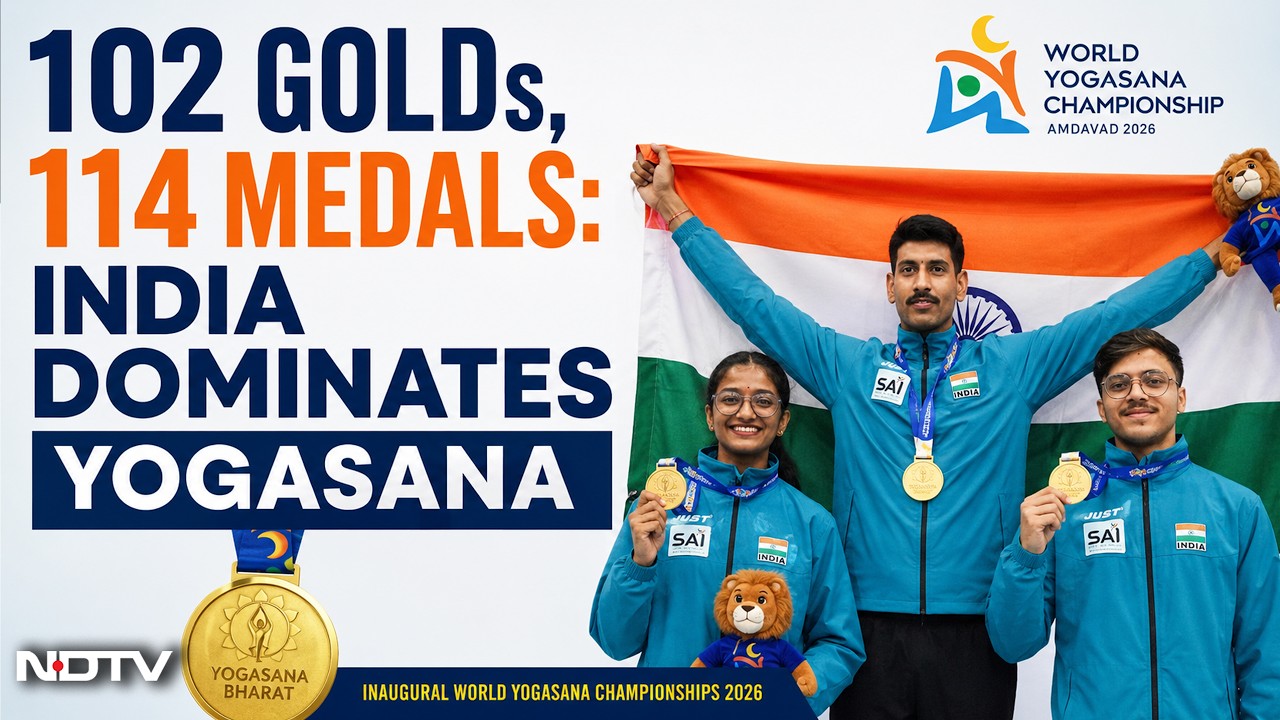 India Creates History: 102 Golds, 114 Medals at World Yogasana Championships
