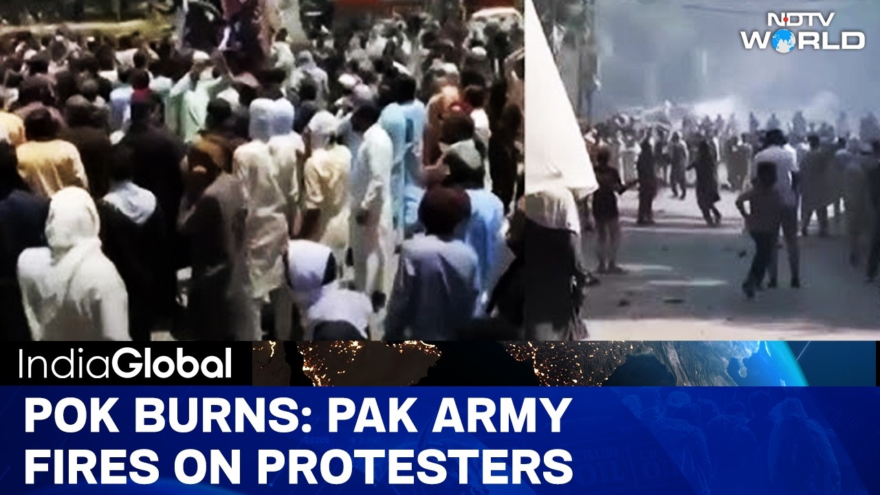 PoK is Burning! Pak Army Fires on Thousands of Protesters