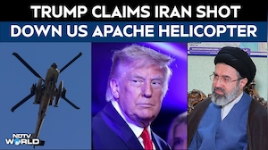 Trump Claims Iran Shot Down US Apache Helicopter, Pilots Rescued Near Strait of Hormuz | Latest News