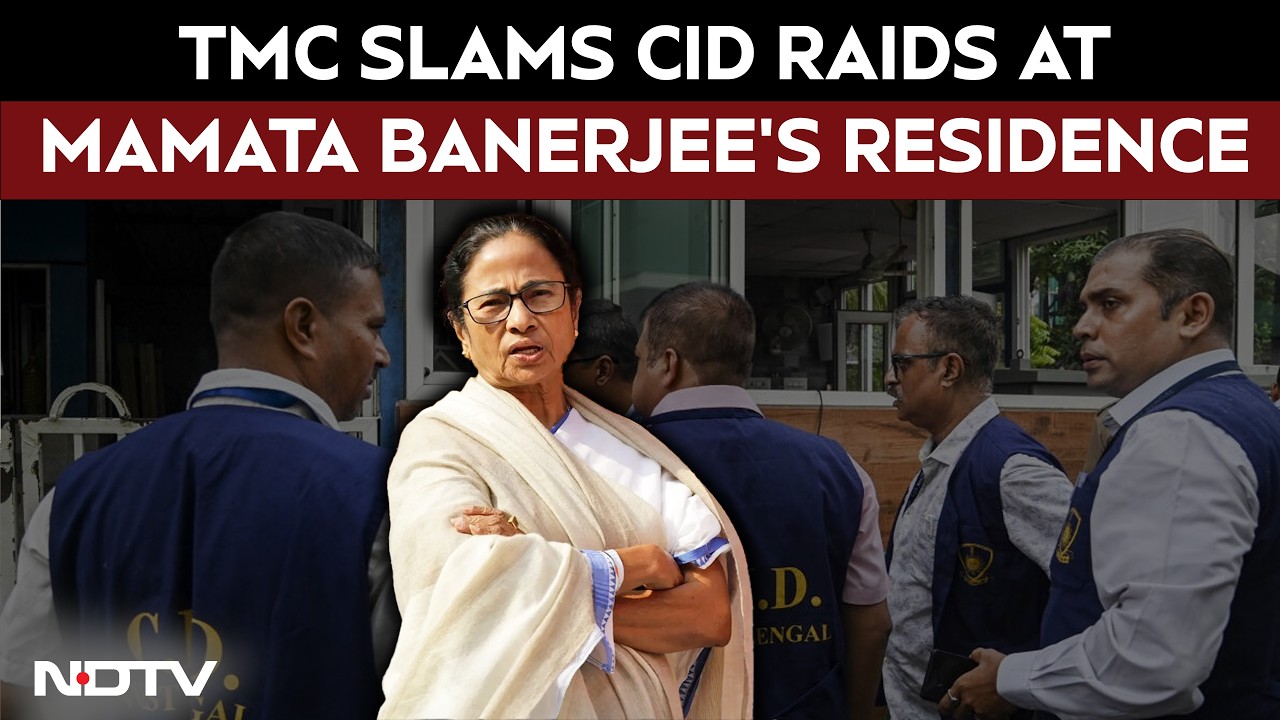 CID Raids Mamata Banerjee | TMC Questions CID Intervention At Mamata’s Residence During Her Absence