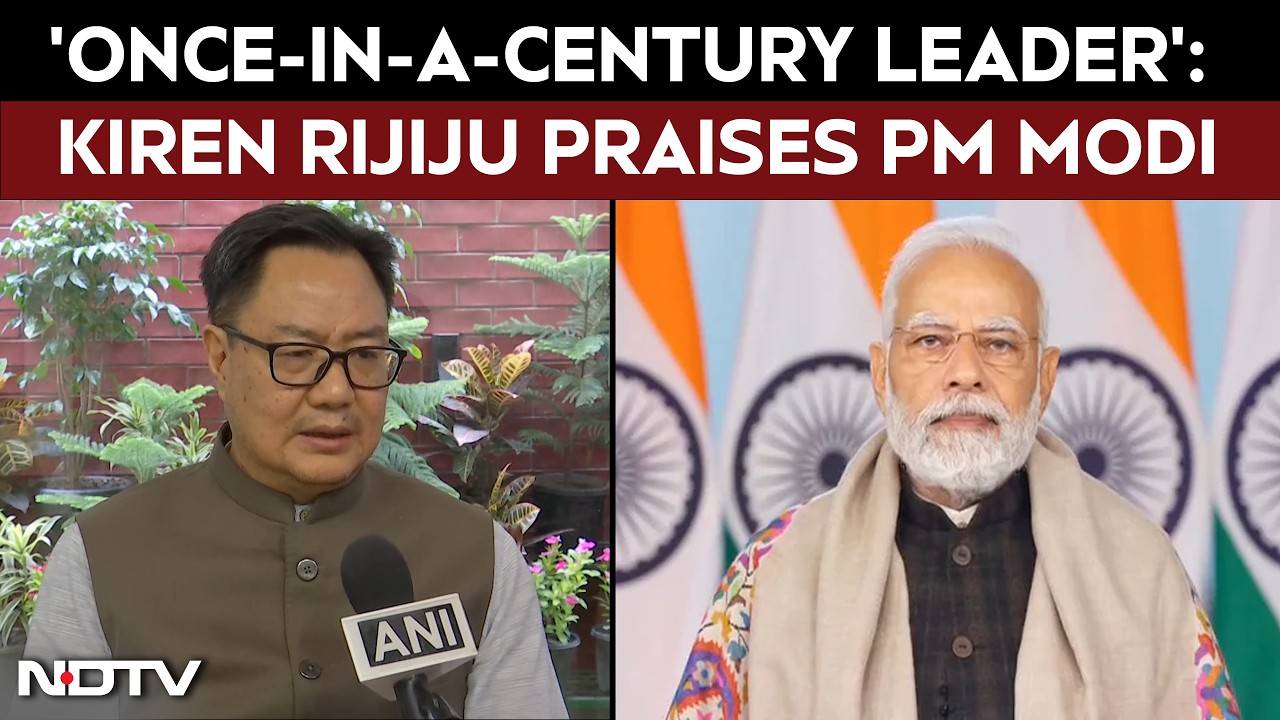 PM Modi 12.0 | Kiren Rijiju Hails PM Modi As 'Once-In-A-Century Leader'