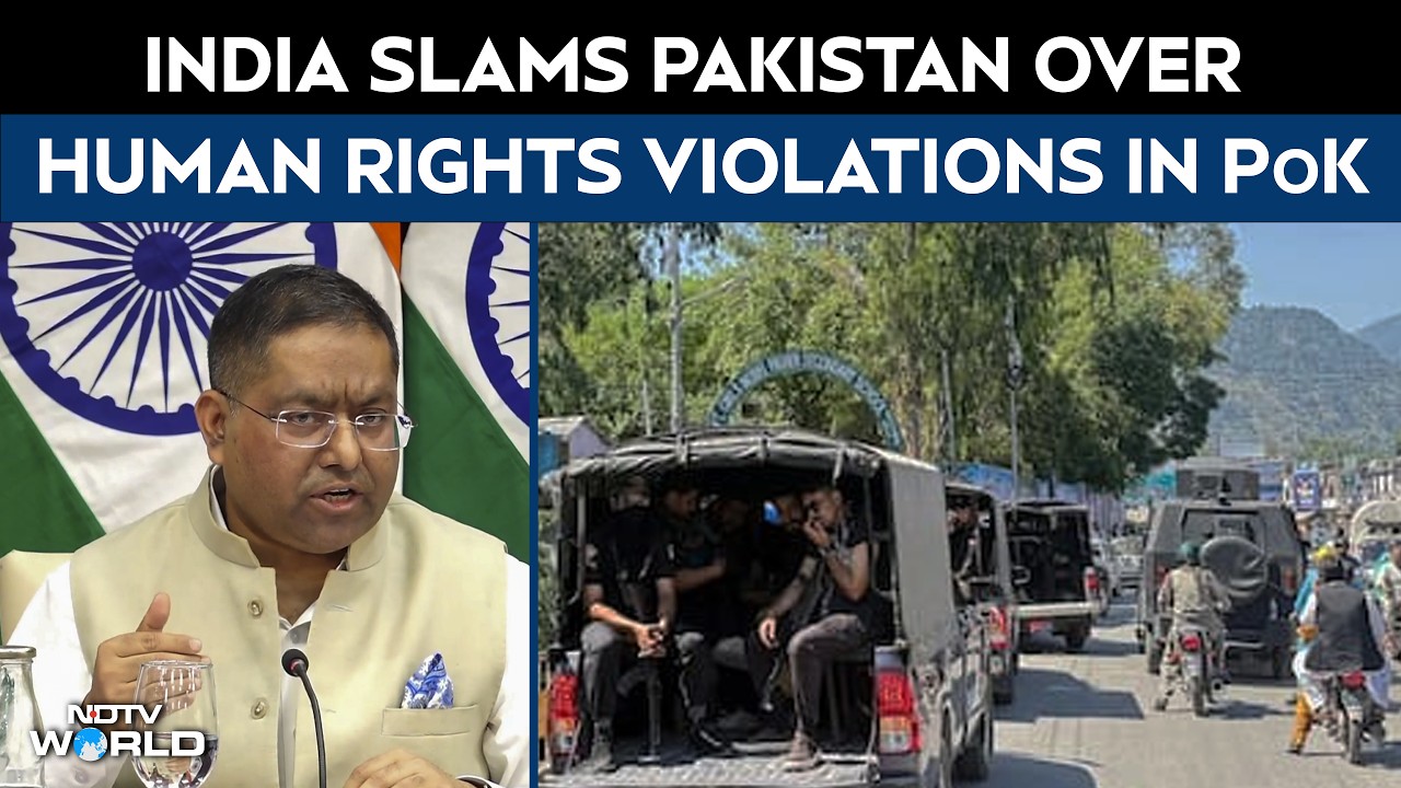 India Slams Pakistan | MEA Debunks Pakistan's Fake News Campaign To Mask Human Rights Abuses In PoK