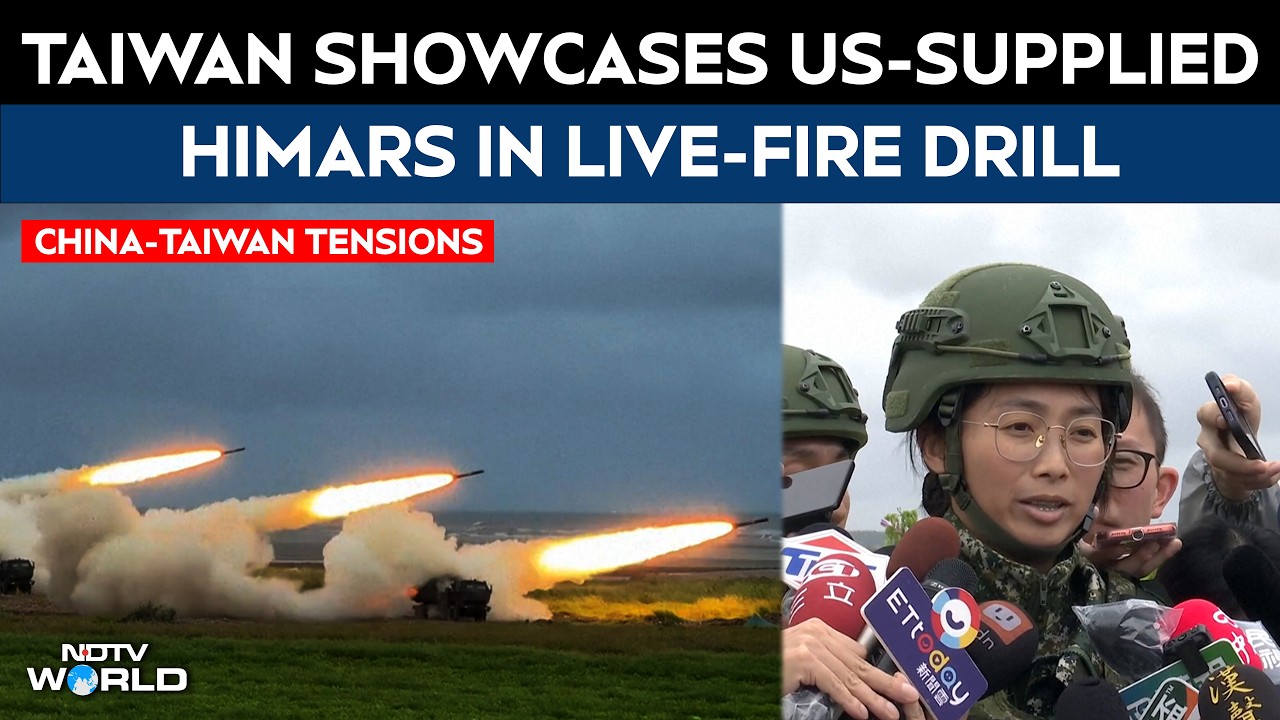Taiwan Showcases US-Supplied HIMARS in Live-Fire Drill Amid China Tensions