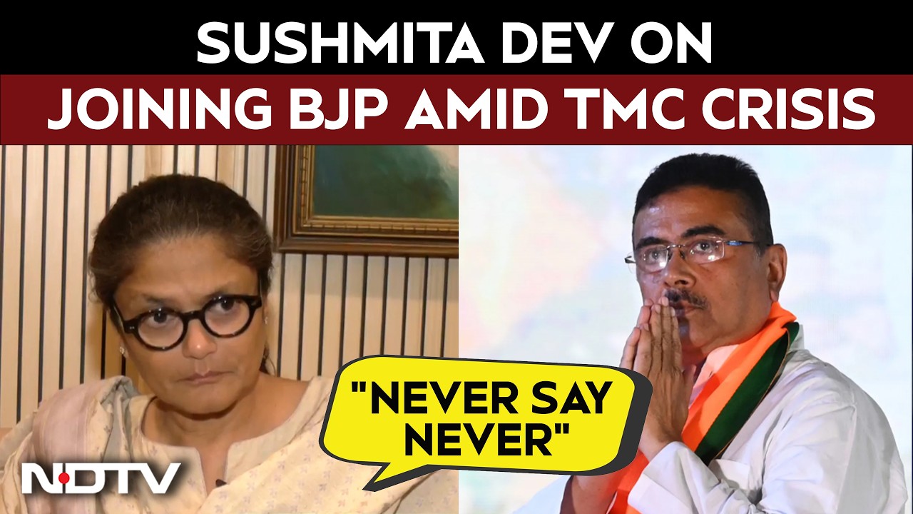 Sushmita Dev On Joining BJP Amid TMC Crisis: "Never Say Never"
