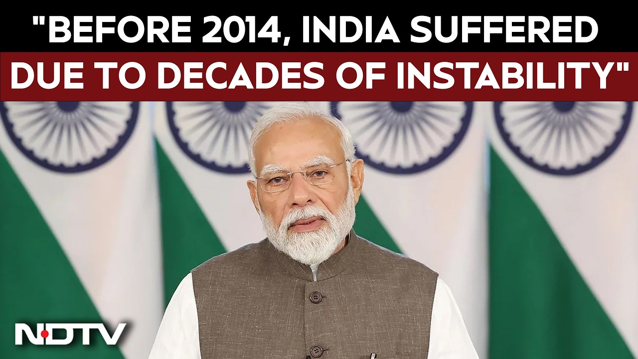 "Before 2014, India Suffered Due To Decades Of Instability": PM Modi