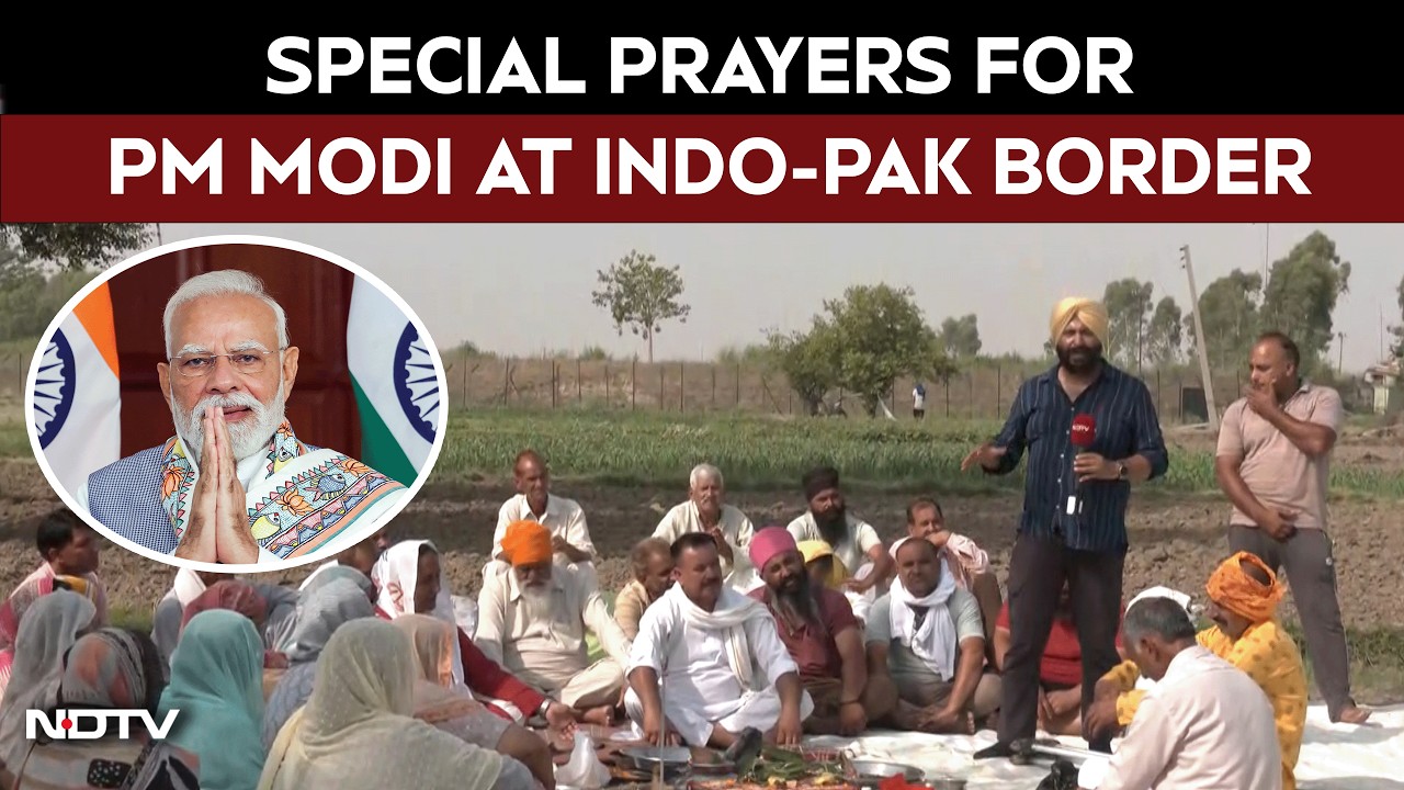 PM Modi News | 'Modi Ji Ko 24 Saal Aur': Residents Hold Special Prayers For PM On Indo-Pak Border
