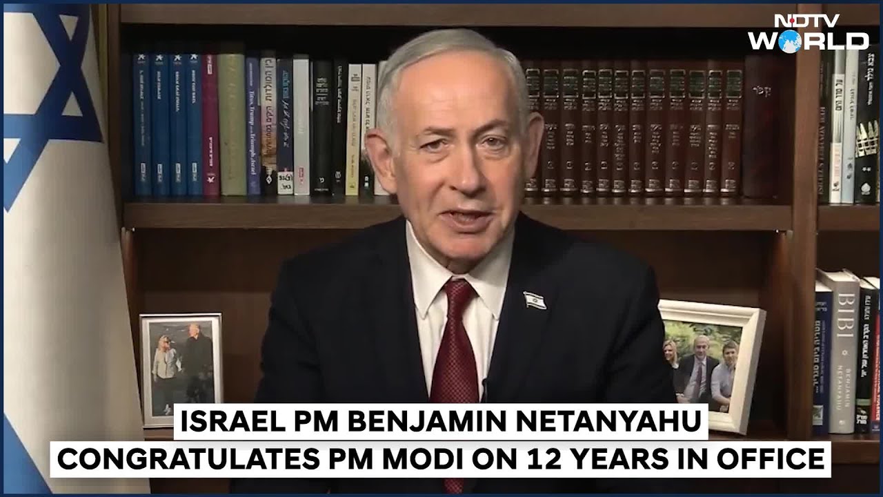 Israel PM Benjamin Netanyahu Congratulates PM Modi On 12 Years In Office