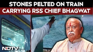 Stones Pelted On Train With RSS Chief Mohan Bhagwat, Police Probes Incident