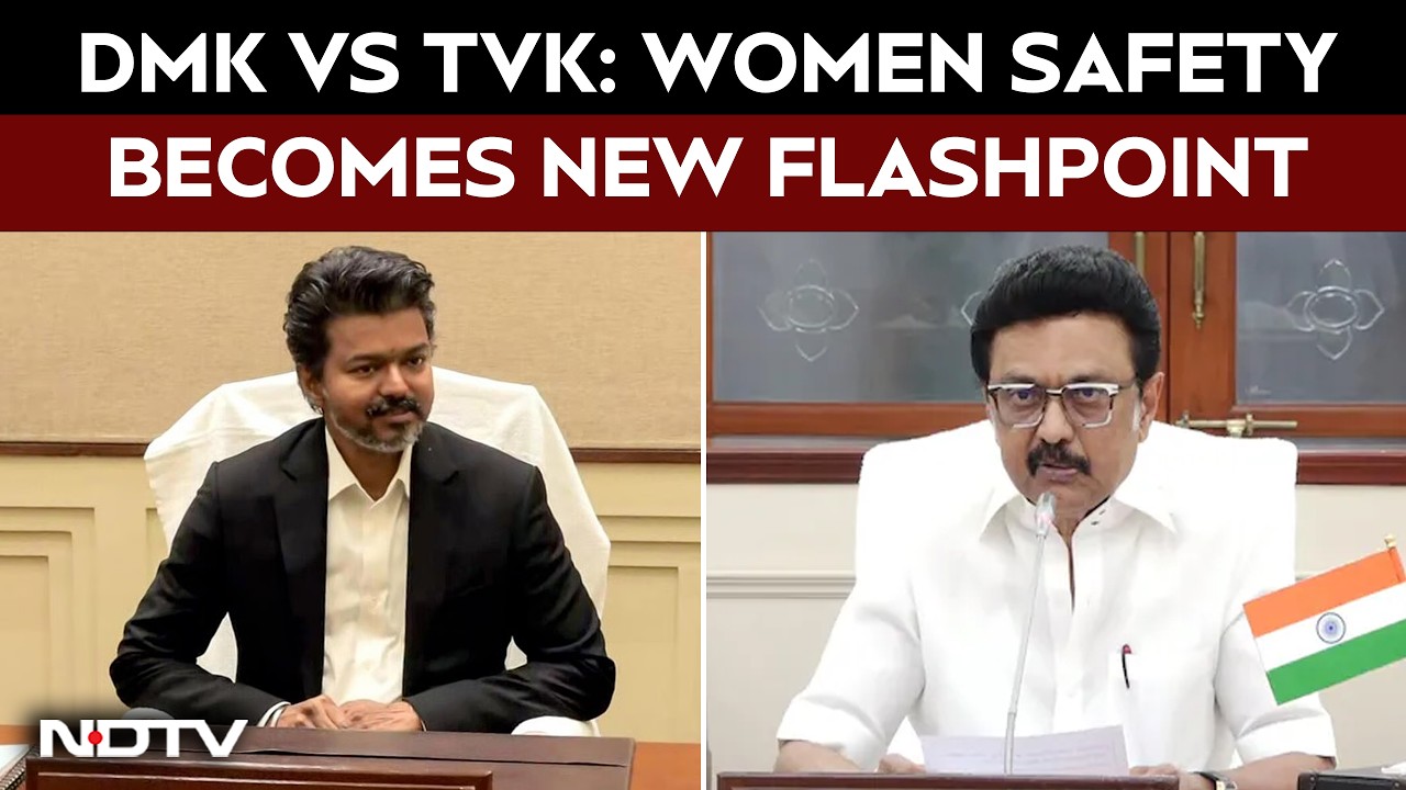 Women Safety Row Erupts In Tamil Nadu, MK Stalin Targets CM Vijay
