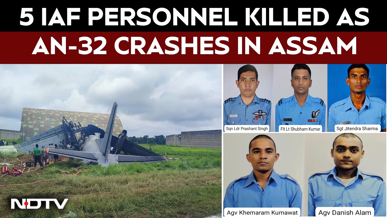Indian Air Force's AN-32 Transport Aircraft Crashes In Assam, Five Killed