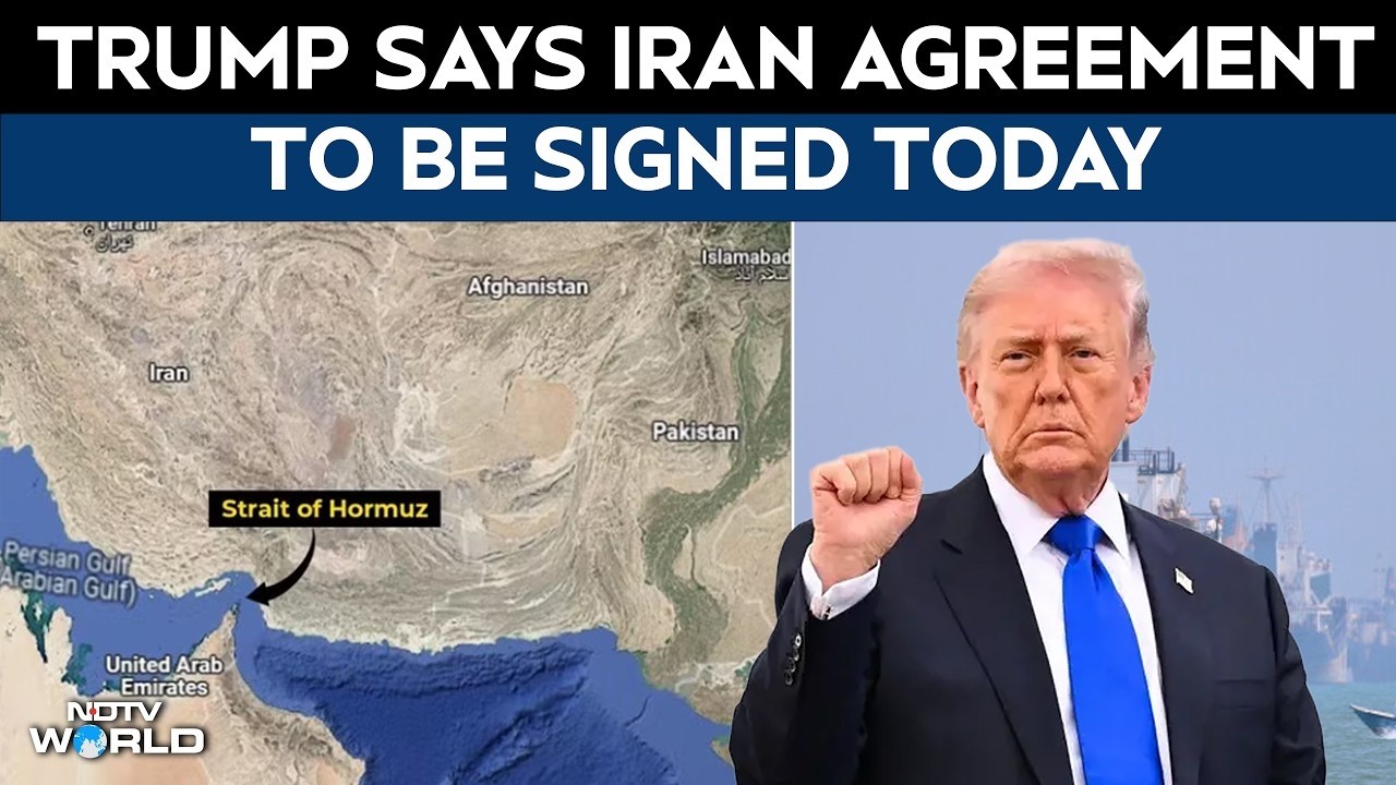 US Iran War: Donald Trump Claims Iran Deal Imminent, Strait Of Hormuz To Reopen