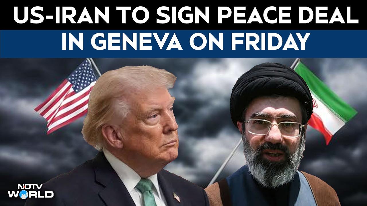 US-Iran Peace Agreement Finalised, Trump Says Deal To Be Signed Friday