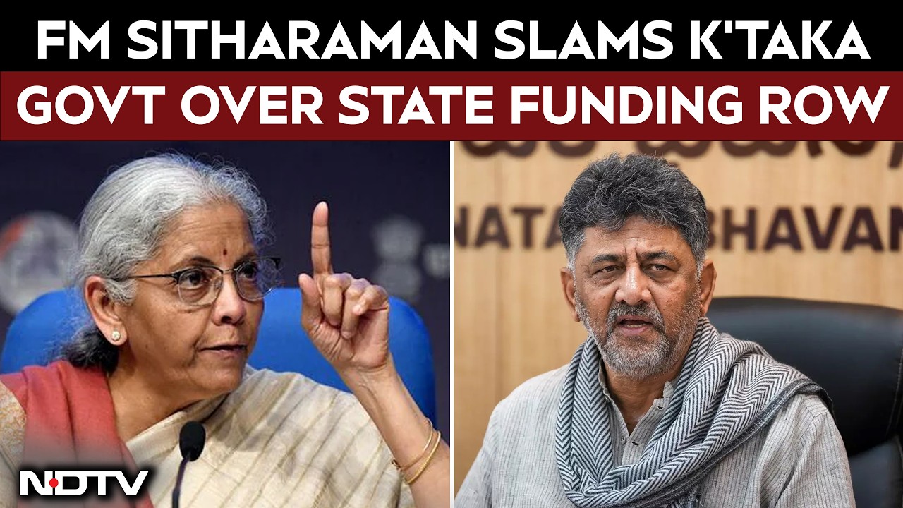 Union Finance Minister Nirmala Sitharaman Slams Karnataka Govt Over Central Funds Row