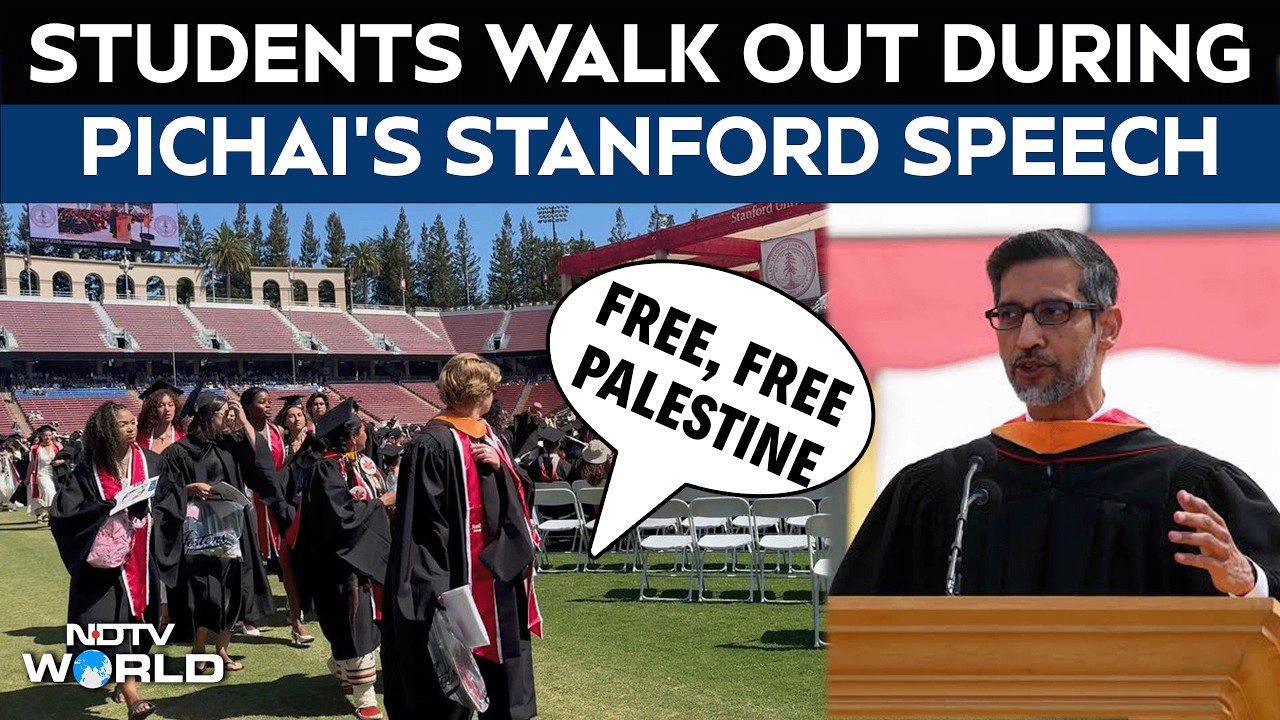 Stanford Graduation | Sundar Pichai Booed, Students Walk Out At Stanford Graduation Ceremony