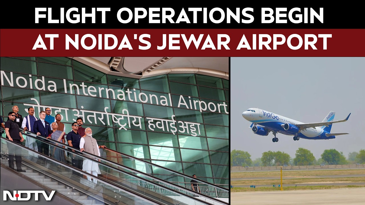 Jewar Airport Update | Commercial Flight Operations Begin At Noida’s Jewar International Airport