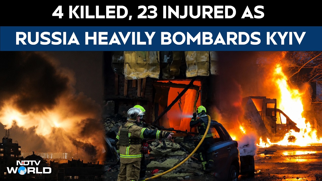Russia-Ukraine War | 4 Killed, 23 Injured As Russia Heavily Bombards Kyiv
