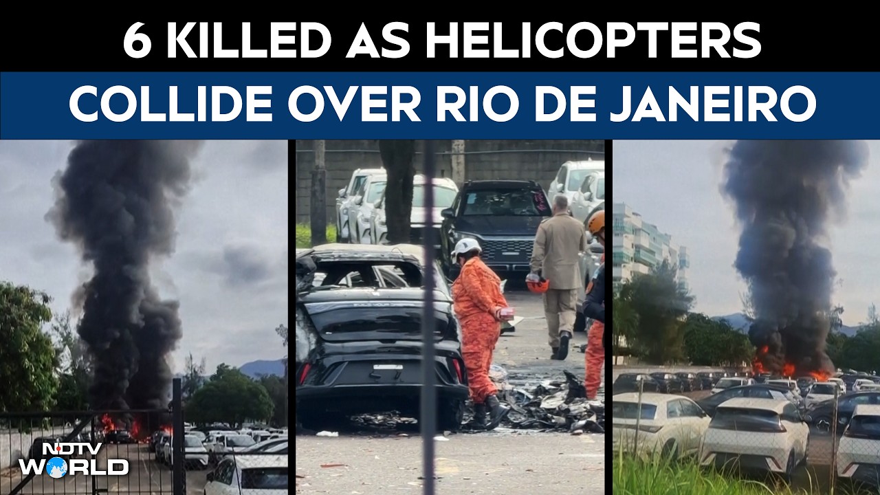 6 Killed As Helicopters Collide Over Rio De Janeiro