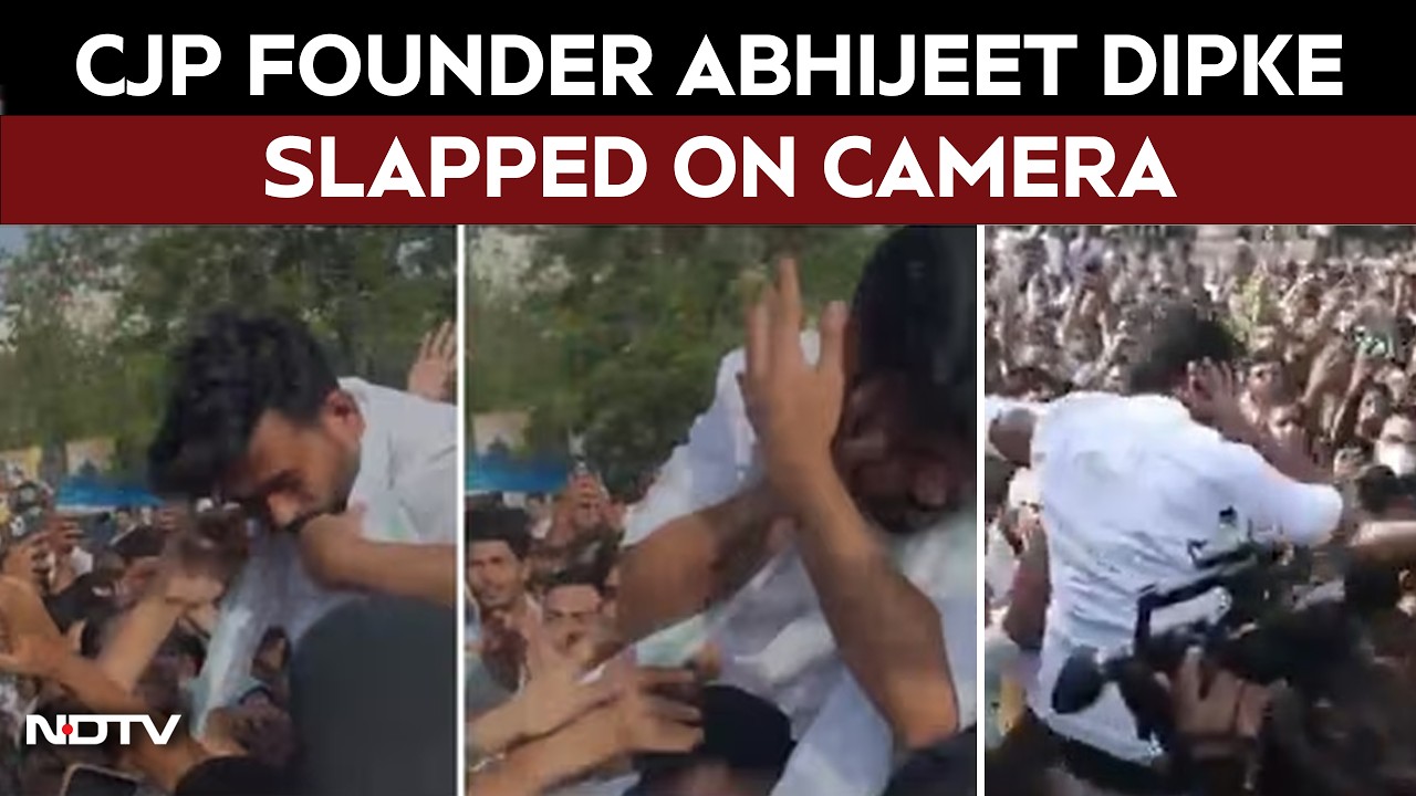 CJP Founder Abhijeet Dipke Slapped, Beaten Before Addressing Crowd In Jaipur