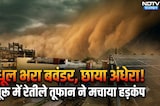 धूल भरा बवंडर, छाया अंधेरा! रेतीले तूफान ने मचाया हड़कंप