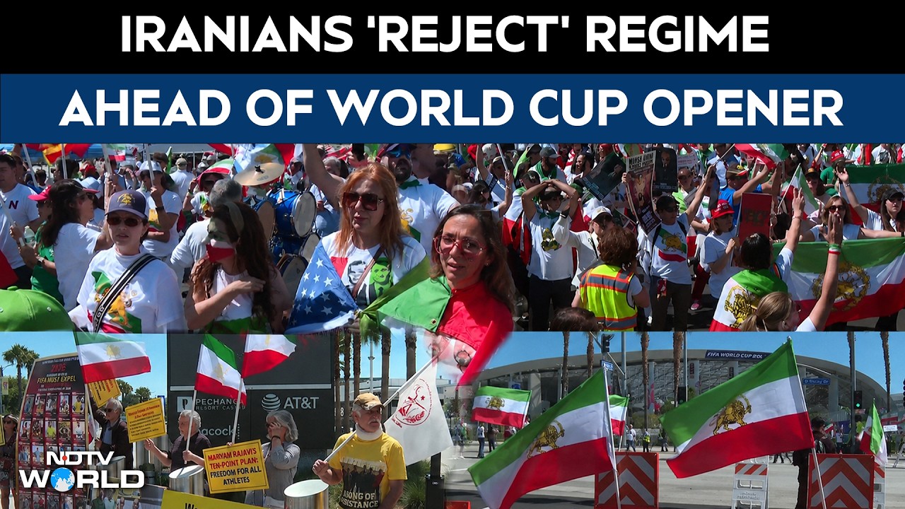 'Iranian People Reject This Regime': Protesters Condemn Regime Ahead Of World Cup Opener
