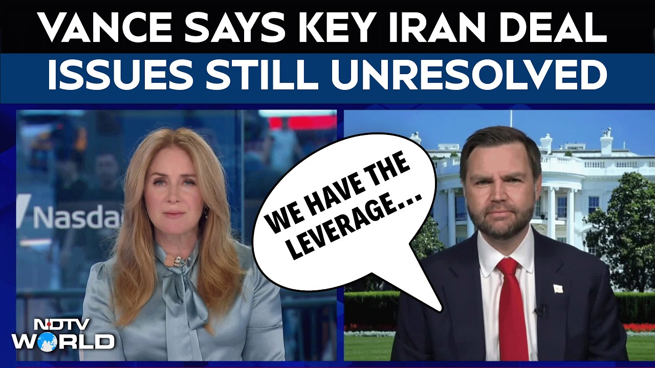 US Iran Deal | JD Vance Says Some Iran Deal Details Need To Be Figured Out But, US Has All The Cards