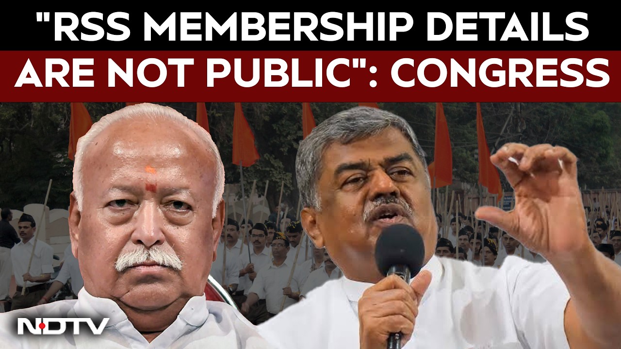 Congress-RSS Row Escalates As BK Hariprasad Targets RSS