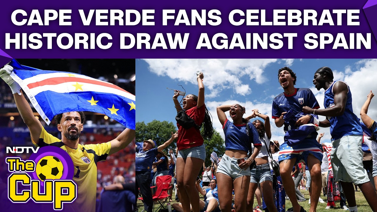FIFA World Cup | Cape Verde Fans Celebrate Historic Draw Against Spain In World Cup Debut