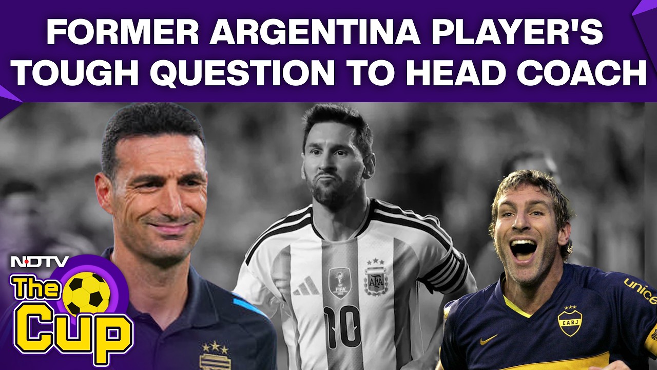 FIFA World Cup | Former Argentina Player Palermo Surprises Head Coach Scaloni At Press Conference