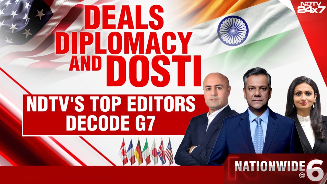 G7 Summit Meet | PM Modi at G7 Summit | Global Leaders Gather as Trump Joins Key Security Talks