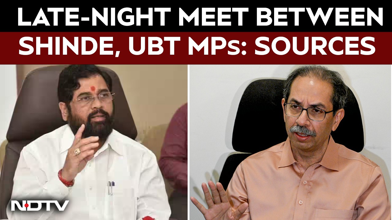 Eknath Shinde Holds Late-Night Meet With UBT MPs In Delhi: Sources