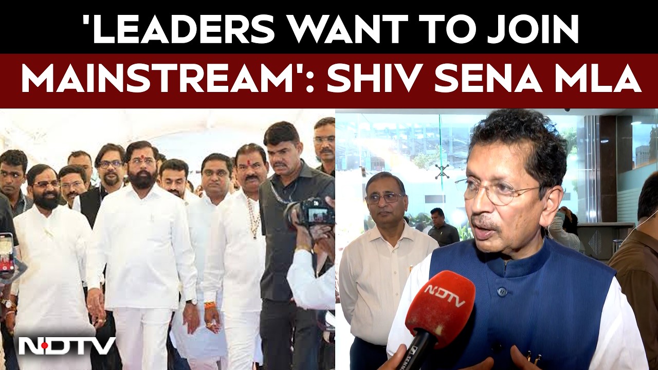 'Everyone Wants To Join The Mainstream': Deepak Kesarkar, Shiv Sena MLA