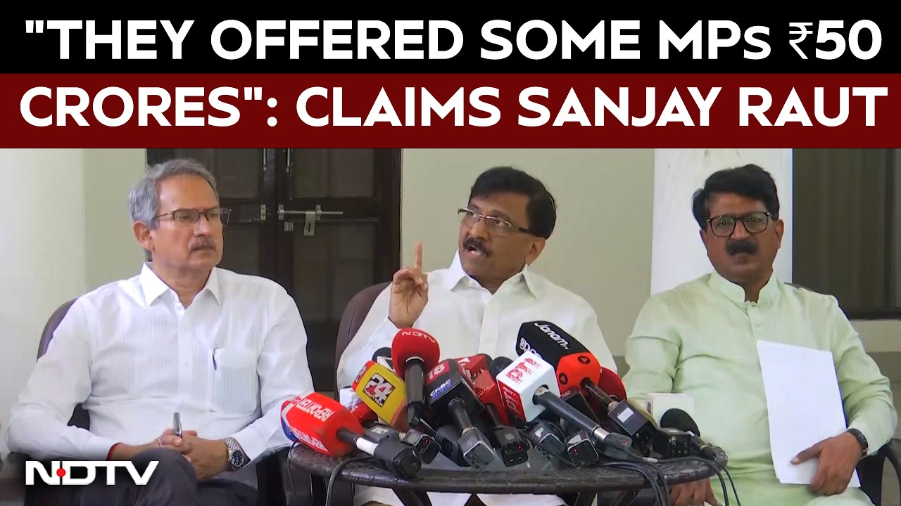Maharashtra Politics | "They Offered Some MPs 50 Crores", Claims Sanjay Raut