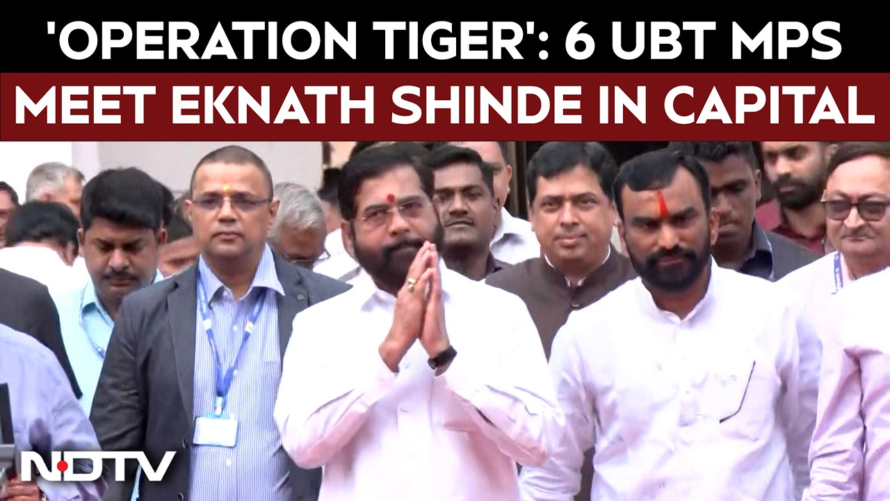Uddhav Thackeray News | 'Operation Tiger' Hits Top Gear: 6 UBT MPs Meet Shinde In Capital