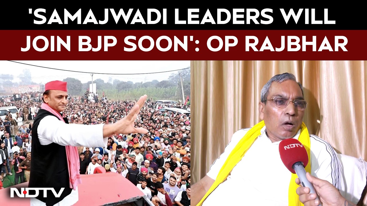 'Samajwadi Party Leaders Will Join BJP Soon': UP Minister OP Rajbhar