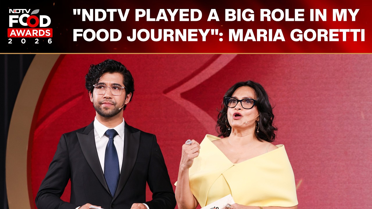 NDTV Food Awards 2026 | Maria Goretti Talks About How NDTV Played A Role In Her Food Journey