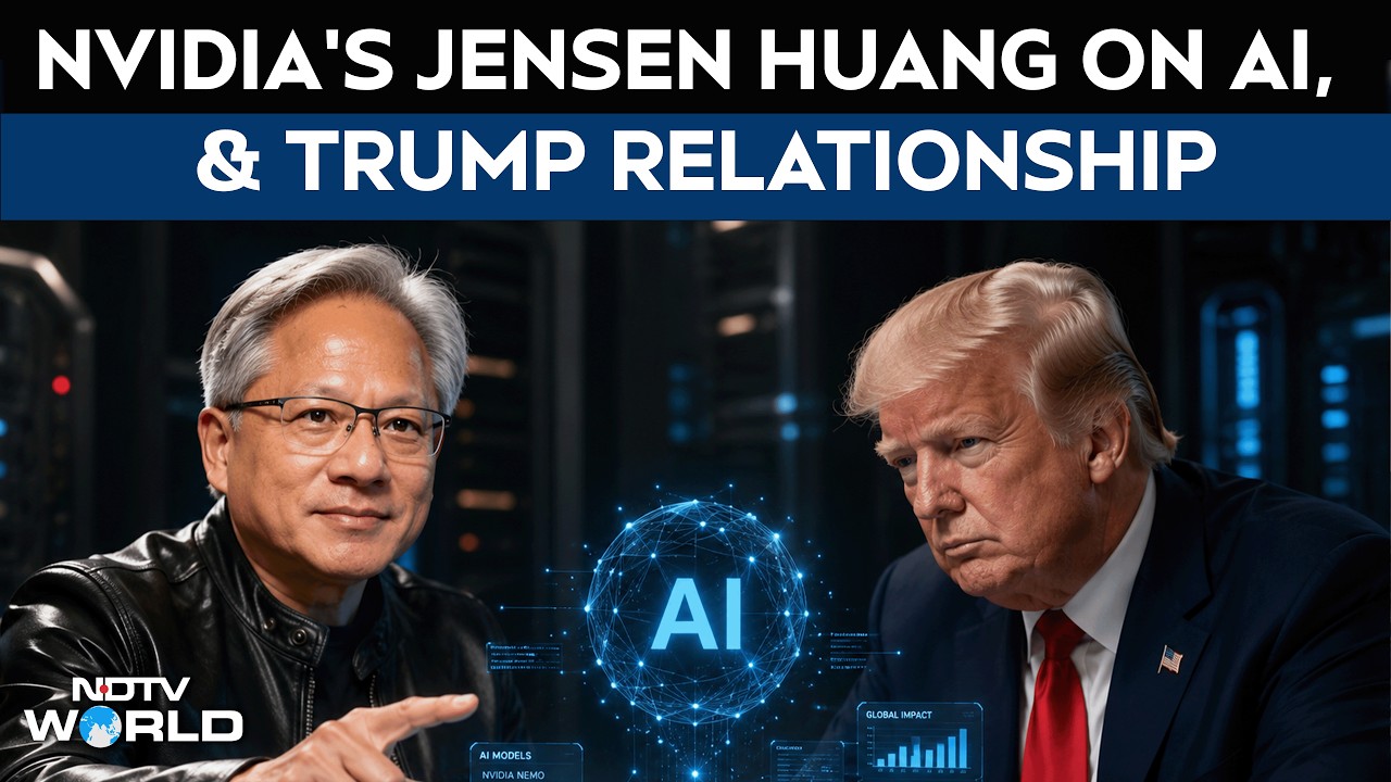 Jensen Huang | NVIDIA's Jensen Huang Talks About AI, Manufacturing & Relationship With Trump