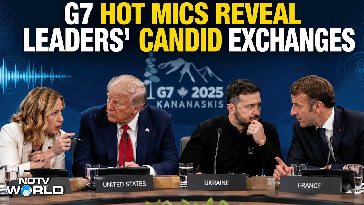 G7 Summit Hot Mic Moments: Meloni Has Quit Smoking, Macron Forgets Watch