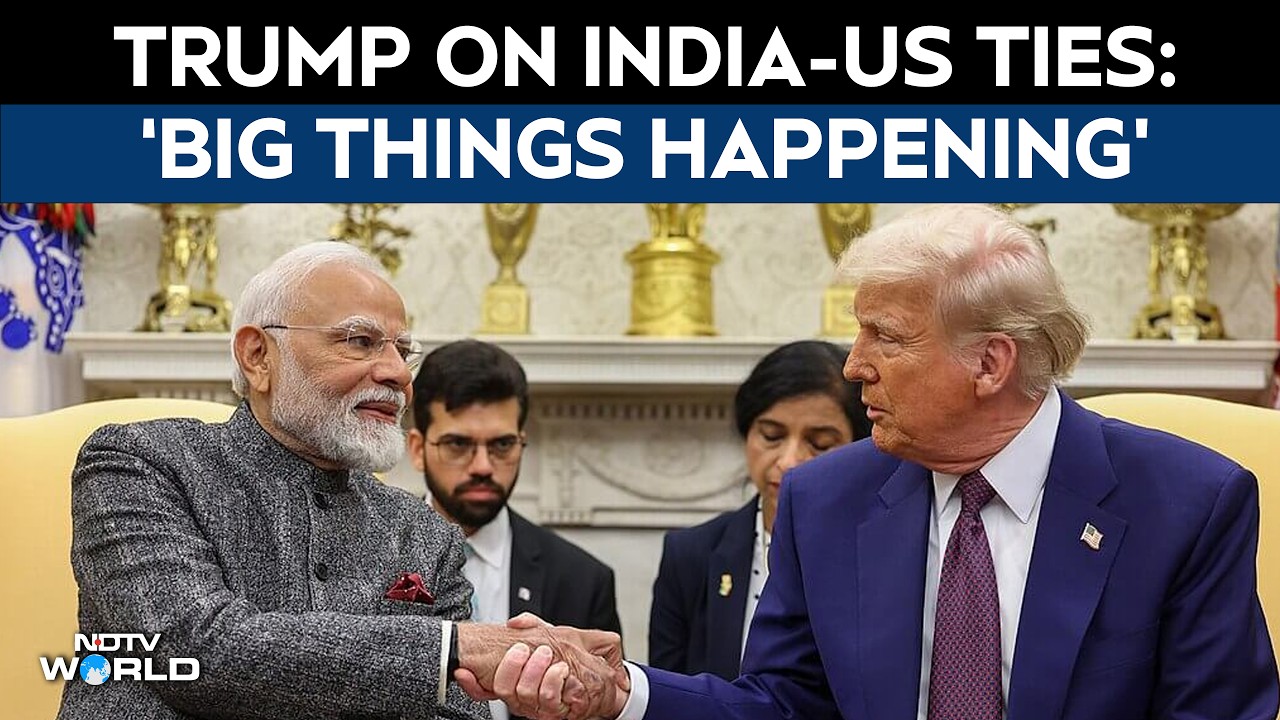 Trump After Meeting PM Modi: "A Lot of Things Are Happening Between India and US"